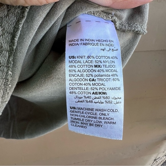 Chico's Tank Top - Women's Size 2 (Large) Crochet Summer Lace Cotton - Picture 4 of 5